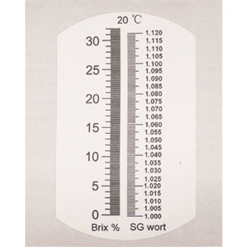 Refractometer - Dual Scale Brix and SG - With ATC