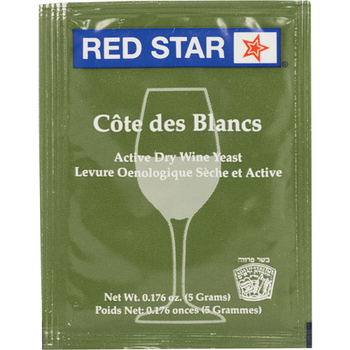 Cotes des Blanc Dry Wine Yeast (5 g)