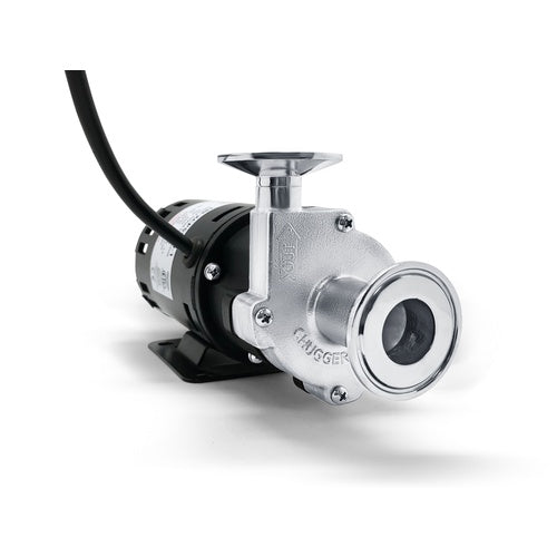 X-Dry Series Tri-Clamp Chugger Pump (Center Inlet) - Stainless Steel