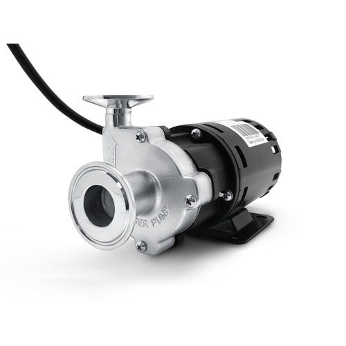 X-Dry Series Tri-Clamp Chugger Pump (Center Inlet) - Stainless Steel