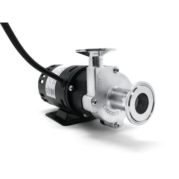 X-Dry Series Tri-Clamp Chugger Pump (Center Inlet) - Stainless Steel
