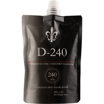 Candi Syrup - D-240 (Premium XX Dark) - 1 lb Pouch