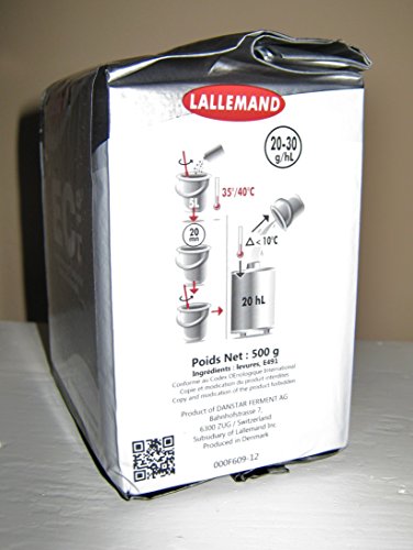 WINE YEAST EC-1118 500g BULK PACK FOR HIGH ALCOHOL FERMENTATIONS