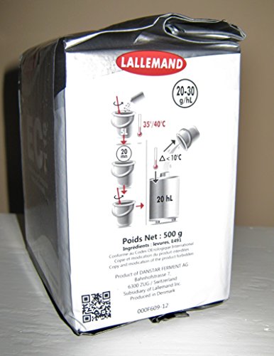 WINE YEAST EC-1118 500g BULK PACK FOR HIGH ALCOHOL FERMENTATIONS