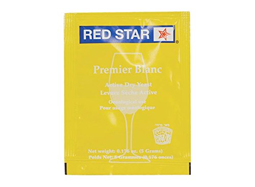 Dry Wine Yeast - Premier Blanc Champagne (5 g) (Pack of 10)