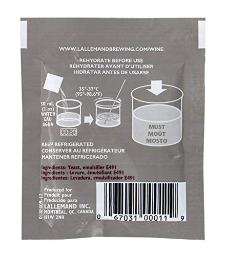 EC-1118 Saccharomyces bayanus 3 (5 g. Pouchs)