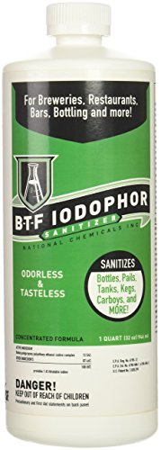 National Chemical BTF32 11002 BTF Iodophor Sanitizer-32 oz