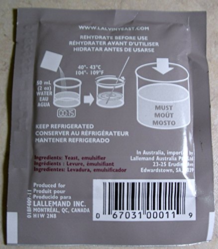 WINE YEAST EC-1118 500g BULK PACK FOR HIGH ALCOHOL FERMENTATIONS