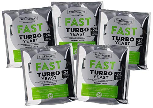 5x Still Spirits Fast Turbo Yeast 250g 24 hour
