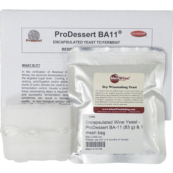 ProDessert BA-11 Encapsulated Wine Yeas (83 g) & 1 mesh bag