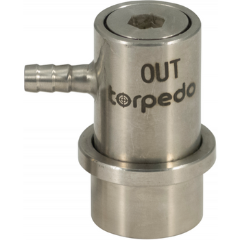 Torpedo Ball Lock Beverage Out - Barbed Stainless