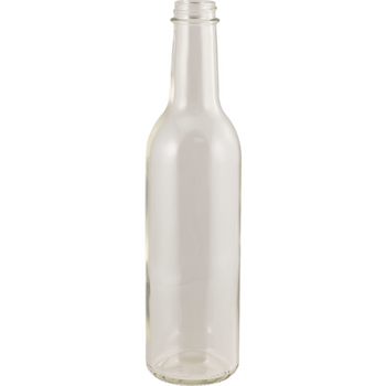 375 mL Clear Wine Bottles - Screw Top - Case of 12