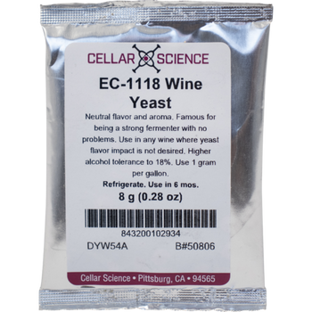 Dry Wine Yeast - EC-1118 (8 g)