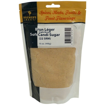 Light Brown Soft Belgian Candi Sugar (Brun Leger)