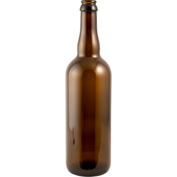 Bottles - 750ml Amber Belgian Style (Bottle Cap Finish) - Case of 12