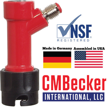 CM Becker Pin Lock Quick Disconnect - 3 Pin Liquid Out - Threaded