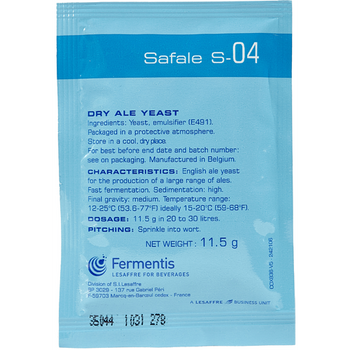 Fermentis Dry Yeast - Safale S-04
