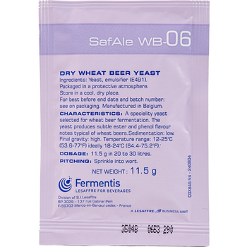 Fermentis Dry Yeast - Safale WB-06