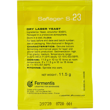 Fermentis Dry Yeast - Saflager S-23