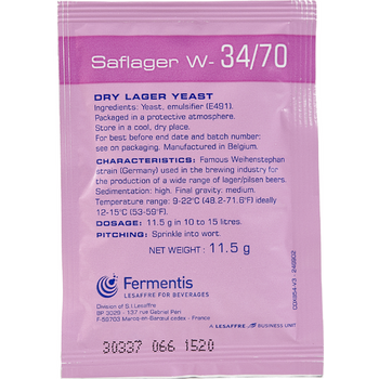 Fermentis Dry Yeast - Saflager W-34/70