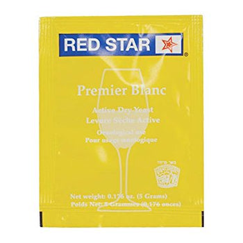 Dry Wine Yeast - Premier Blanc Champagne (5 g) (Pack of 10)