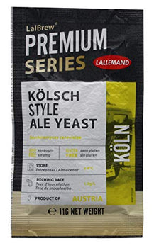 Lallemand LalBrew Premium Series KOLN Kolsch Style Ale Yeast (11 Grams)