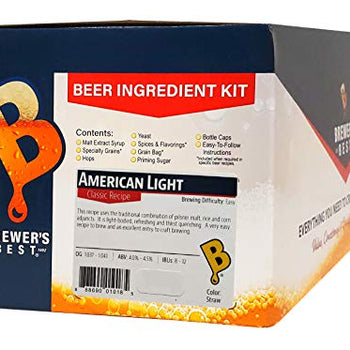 Brewer's Best - Home Brew Beer Ingredient Kit (5 Gallon), (American Light)