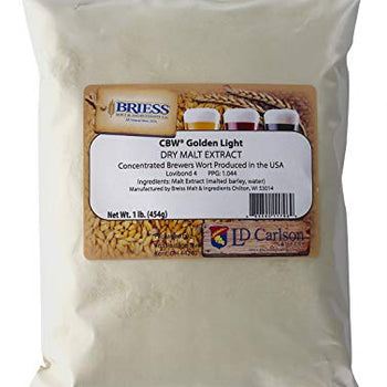 Briess - 812322 - Dry Malt Extract - Golden Light - 1 lb.