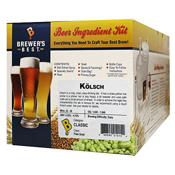 Brewer's Best - Home Brew Beer Ingredient Kit (5 gallon), (Kölsch)
