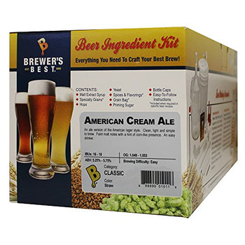 Brewer's Best - Home Brew Beer Ingredient Kit (5 Gallon), (American Cream Ale)
