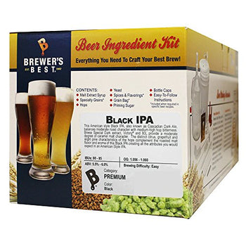 Brewer's Best - Home Brew Beer Ingredient Kit (5 gallon), (Black IPA)