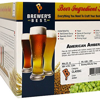 Brewer's Best - Home Brew Beer Ingredient Kit (5 gallon), (American Amber)