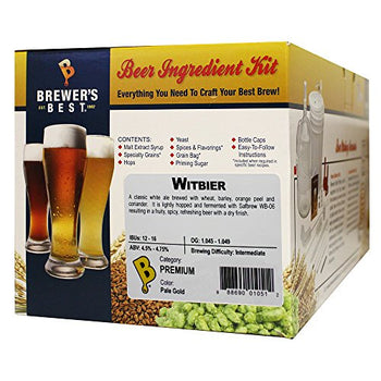 Brewer's Best - Home Brew Beer Ingredient Kit (5 Gallon), (Witbier)