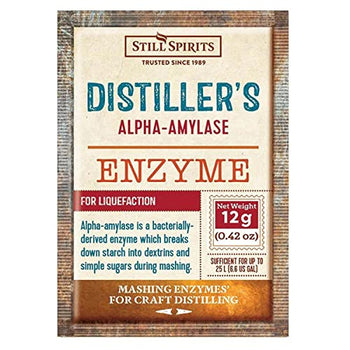 Still Spirits Distillers Alpha Amylase Enzyme 12g High Temperature for 25L