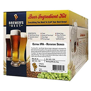 Brewer's Best Home Brew 5 Gallon Beer Ingredient Recipe Kit Extra IPA Hop Rotator Series - New Zealand Motueka Hops